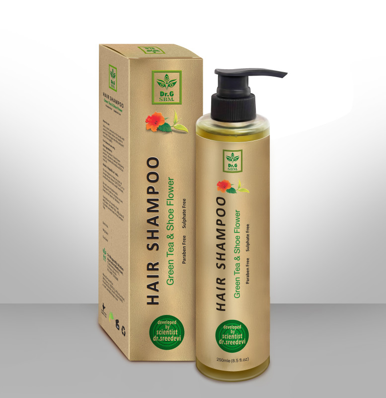 SBM HAIR SHAMPOO - Green tea & Shoe flower